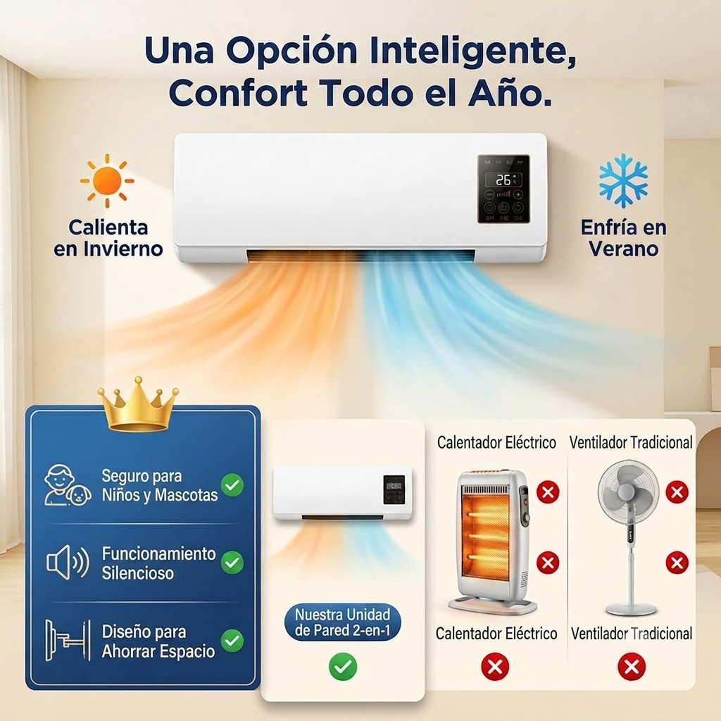 Aire Acondicionado Frio o Calor 2 en 1